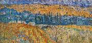 Landscape at Auvers in the Rain, Vincent Van Gogh